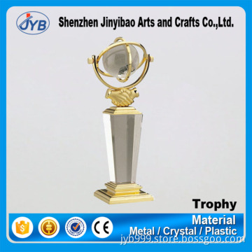 custom best luxury crystal metal trophy